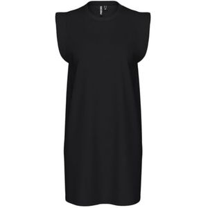 PIECES - Pcchilli - Jurk - Zwart - 100% Katoen