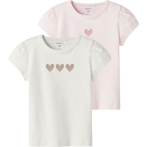 Ballerina - Cloud Dancer - Shirt - Glitterprint - Katoen