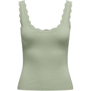 JDY - Gebreide Top - Zwart - Flat-Knit - Mouwloos