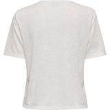 JDY - JDYCAMILLE - T-shirt - Dames - V-hals - Glitterdetail