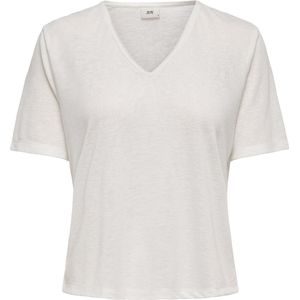 JDY - JDYCAMILLE - T-shirt - Dames - V-hals - Glitterdetail