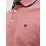 Poloshirt - Katoen - Geribbelde Kraag - Zijdelingse Inkepingen - Slanke Pasvorm