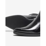 Onlamie - Enkellaarsjes - Imitatieleer - Gesp - Puntneus - Blokhak - 6 cm