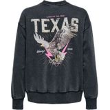 Only - ONLLUCINDA - Sweatshirt - Phantom - Lange Mouwen - Ronde Hals