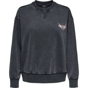 Only - ONLLUCINDA - Sweatshirt - Phantom - Lange Mouwen - Ronde Hals