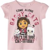 Gabby's Poppenhuis - T-shirt - Met Rubberen Print - Korte Mouwen - Glitter Detail