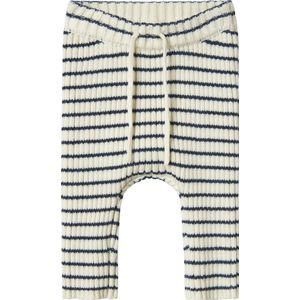 NAME IT - Broek - Stoere Strepenprint - Grof Gebreid