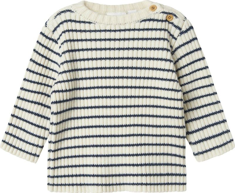 Gebreide Trui - Gestreept - Regular Fit - Lange Mouwen