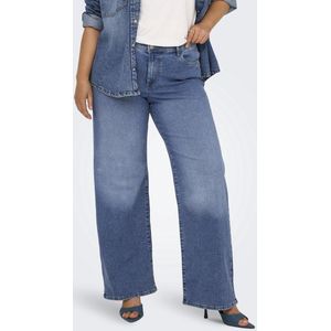 Carsally Mid Waist Wide Leg Fit Jeans