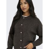 JDY - Vest - Zwart - Ronde Hals - Knoopsluiting