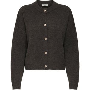 JDY - Vest - Zwart - Ronde Hals - Knoopsluiting