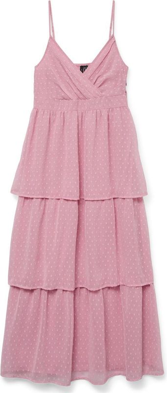 Vmmelisa - Lange Jurk - Maxi - Mouwloos - V-Hals - Enkel Lengte - Regular Fit