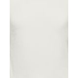 ONLY - Kognina Life Contrast - T-shirt - Cloud Dancer Fuchsia Pink - Korte Mouwen, O-hals, Regular Fit