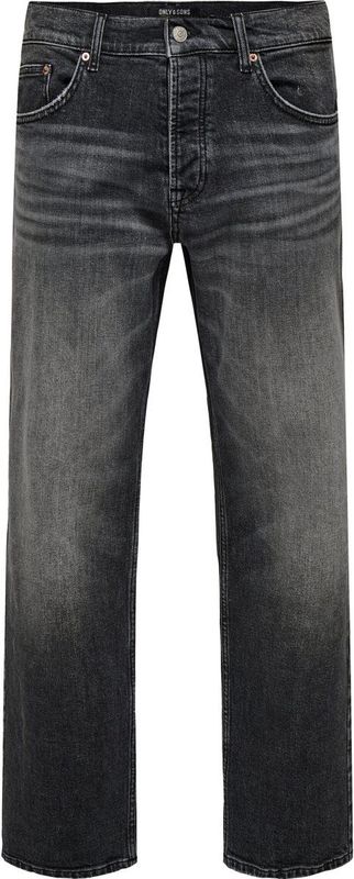 ONLY&SONS - ONSEDGE PERFORMANCE WB 3824 DOT DNM NOOS - Jeans - Licht Verwassen Dark Denim Look