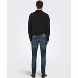 Onsloom - Low Rise Slim Fit - Jeans - Licht Verwassen Dark Denim Look