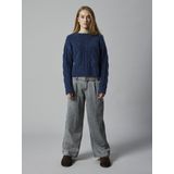 Gebreide Trui - Kabelpatroon - Lange Mouwen - Ronde Hals