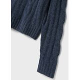 Gebreide Trui - Kabelpatroon - Lange Mouwen - Ronde Hals