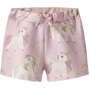 Biologisch Katoen - Shorts - All-Over Print - Elastische Taille - Regular Fit