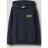 Regular Fit Hoodie - Sweatshirt - Groen - Geborstelde Sweatstof