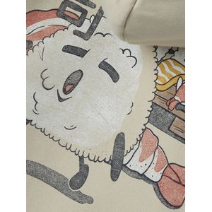 Sweater - Zwart - Geborstelde Sweatstof - Ronde Hals - Lange Mouwen