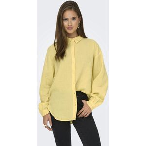 Blouse - Effen - Mousseline - Lange Mouw - Losse Pasvorm