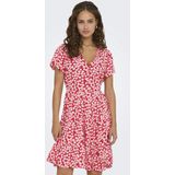 Jacqueline De Yong - Sezen Life Dress - Jurk - Rood