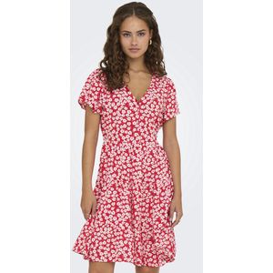Jacqueline De Yong - Sezen Life Dress - Jurk - Rood