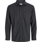Jack & Jones - JJECLASSIC MELANGE SHIRT - Overhemd - Grijs - Regular Fit