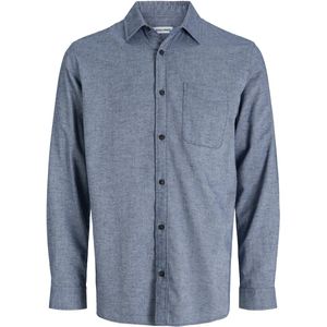 Jack & Jones - Classic Overhemd - Blauw - Lange Mouwen