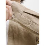 Jack & Jones - JJECLASSIC CORD SHIRT - Overhemd - Grijs - Regular Fit