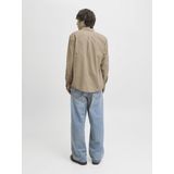 Jack & Jones - JJECLASSIC CORD SHIRT - Overhemd - Grijs - Regular Fit