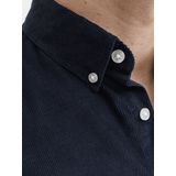 Jack & Jones - JJECLASSIC CORD SHIRT - Overhemd - Blauw - Regular Fit