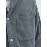 Jack & Jones - JJECLASSIC CORD SHIRT - Overhemd - Grijs - Regular Fit