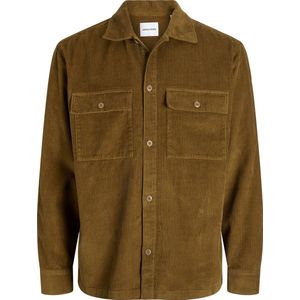 Jack & Jones - JJEPERFECT CORDUROY OVERSHIRT - Overhemd - Bruin - Regular Fit