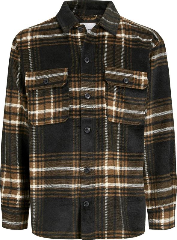 Jack & Jones - Jjebradley Ollie Overshirt - Monks Robe - Overhemd - Lange Mouwen