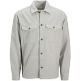 Jack & Jones - Jjeperfect Melange Overshirt - Dark Grey Melange - Overhemd