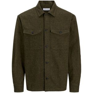 Jack & Jones - Jjeperfect Melange Overshirt - Rosin - Overhemd - Lange Mouwen