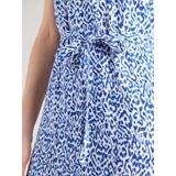 JDY - JDYSTARR - Jurk - Blauw - Dierenprint - Mouwloos