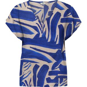 JDY - Star Sezen Life - T-shirt - Blauw - Beige