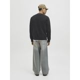 Sweater - Ronde Hals - Lange Mouwen - Grijs - 80% Katoen, 20% Gerecycled Polyester