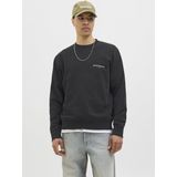 Sweater - Ronde Hals - Lange Mouwen - Grijs - 80% Katoen, 20% Gerecycled Polyester