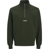 Jack & Jones - Soho Quarter - Sweatshirt - Met Rits - Hoge Hals - Lange Mouwen