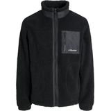 Jack & Jones - JJESOHO TEDDY JACKET - Heren Jas - Zwart - Regular Fit