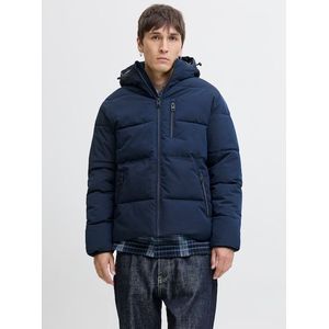 Jack & Jones - Jjeowen Puffer - Herenjas - Sky Captain - Gewatteerd - 100% Gerecycled Polyester