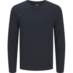 Jack & Jones - JJEORGANIC BASIC TEE LS O-NECK NOOS - T-shirt - Navy Blazer - Lange Mouwen