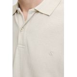 Polo - Lichtgrijs - Jersey - Lange Mouwen - Regular Fit