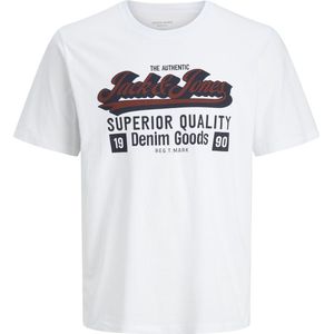 Scotch & Soda - T-shirt - Wit - 100% Katoen - Relaxed Fit, V-hals