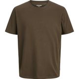 JACK & JONES - T-shirt - Kastanje - Ronde Hals - Bio Katoen