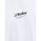 Jack & Jones - JJESOHO T-shirt - Kleur White - Materiaal Katoen