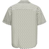 Overhemd - Resort Kraag - Korte Mouwen - Regular Fit - Katoen